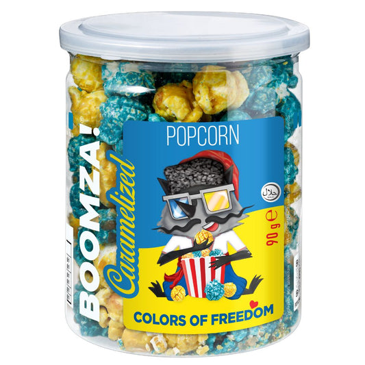 BOOMZA CARAMELIZED POPCORN FREEDOM SOUR & SWEET 90GR (CONF.12) - 01/03/25