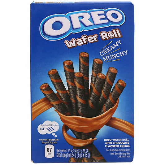 OREO WAFER CHOCOLATE ROLL 54G (CONF.20) - 18/11/24