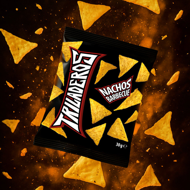 Aperisnack 3D Nachos BBQ 30g ingrosso | Tradewholesale