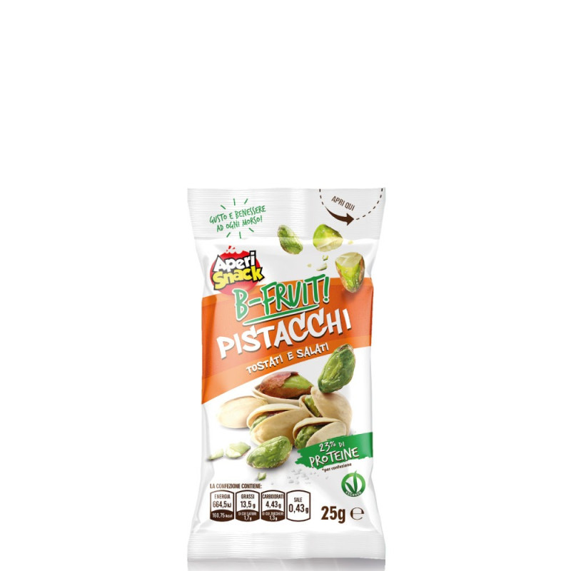 Aperisnack B-Fruit Pistacchi 25g ingrosso | Tradewholesale
