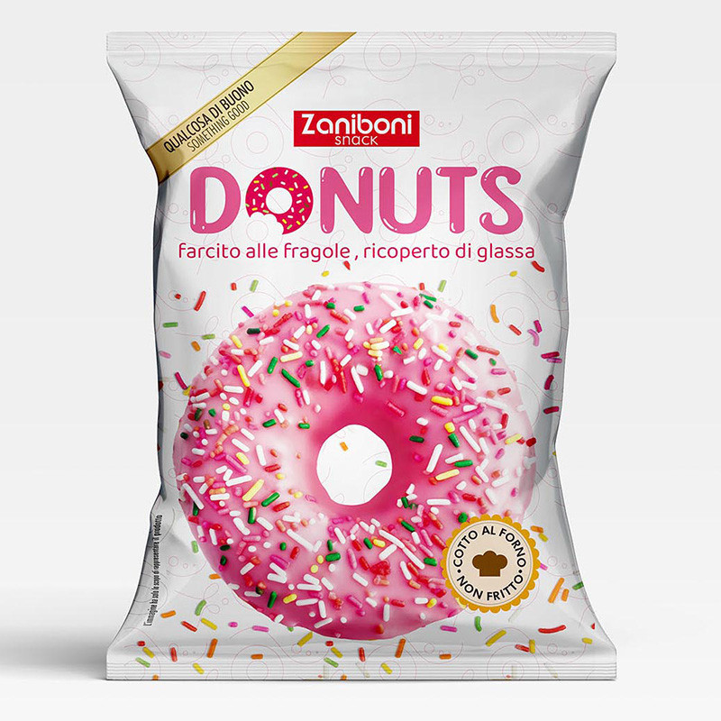 Donut Fragola 60g all'ingrosso | Tradewholesale