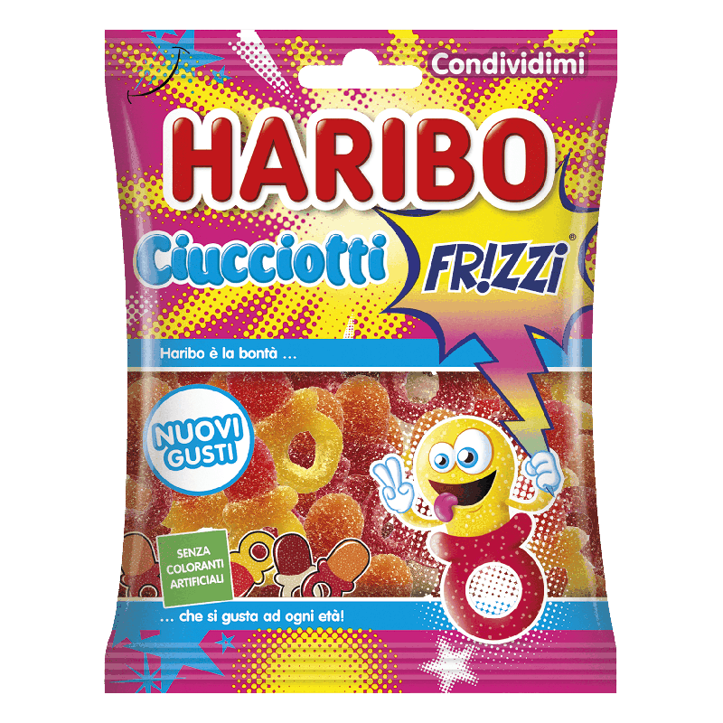 Haribo Ciucciotti Frizzi 80 g | Tradewholesale