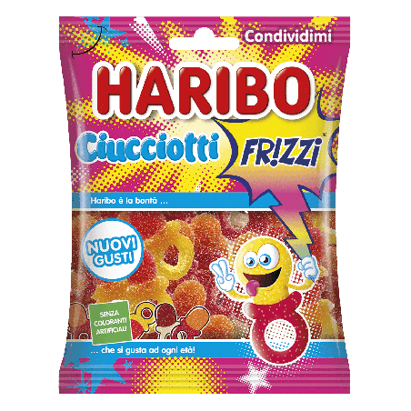 Haribo Ciucciotti Frizzi 80 g | Tradewholesale