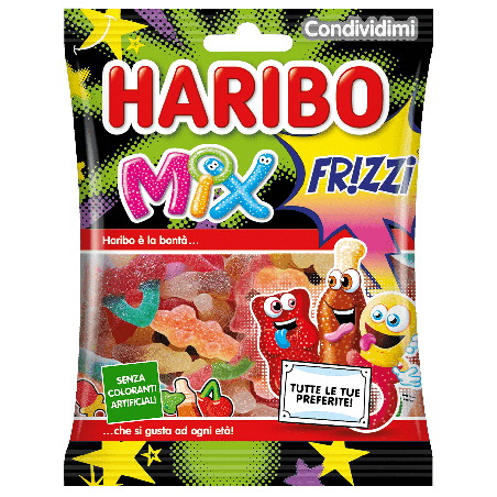 Haribo Frizzi Mix 80 g all'ingrosso | Tradewholesale