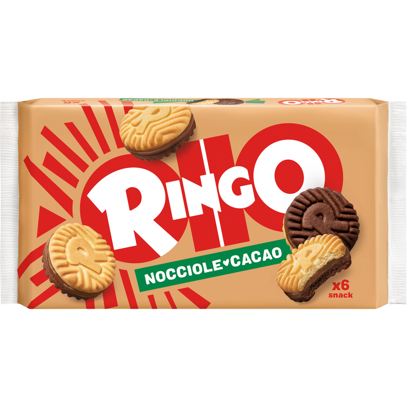 Ringo Nocciola 55 g all'ingrosso | Tradewholesale