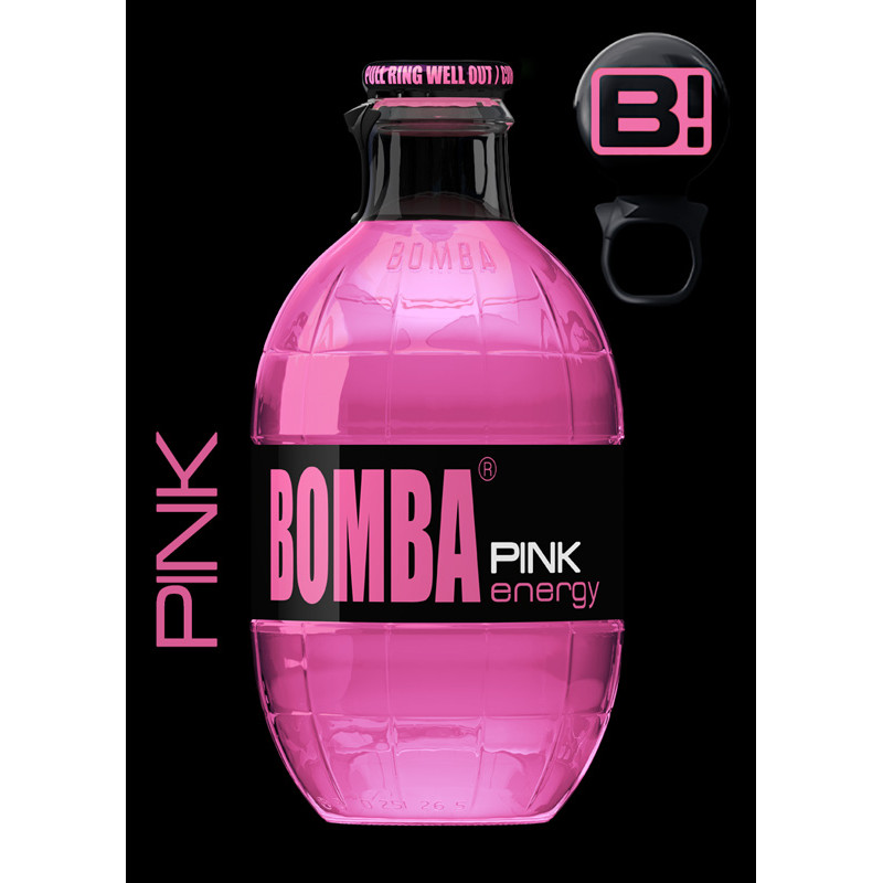 Bomba Pink 25 cl vetro all'ingrosso | Tradewholesale