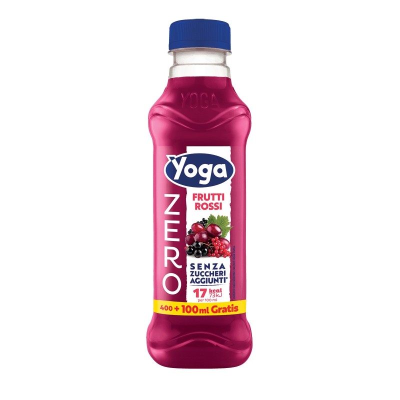Yoga Zero Frutti Rossi 500 ml all'ingrosso | Tradewholesale