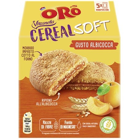Oro Vitasnella Cereal Soft Albicocca 50 g | Tradewholesale