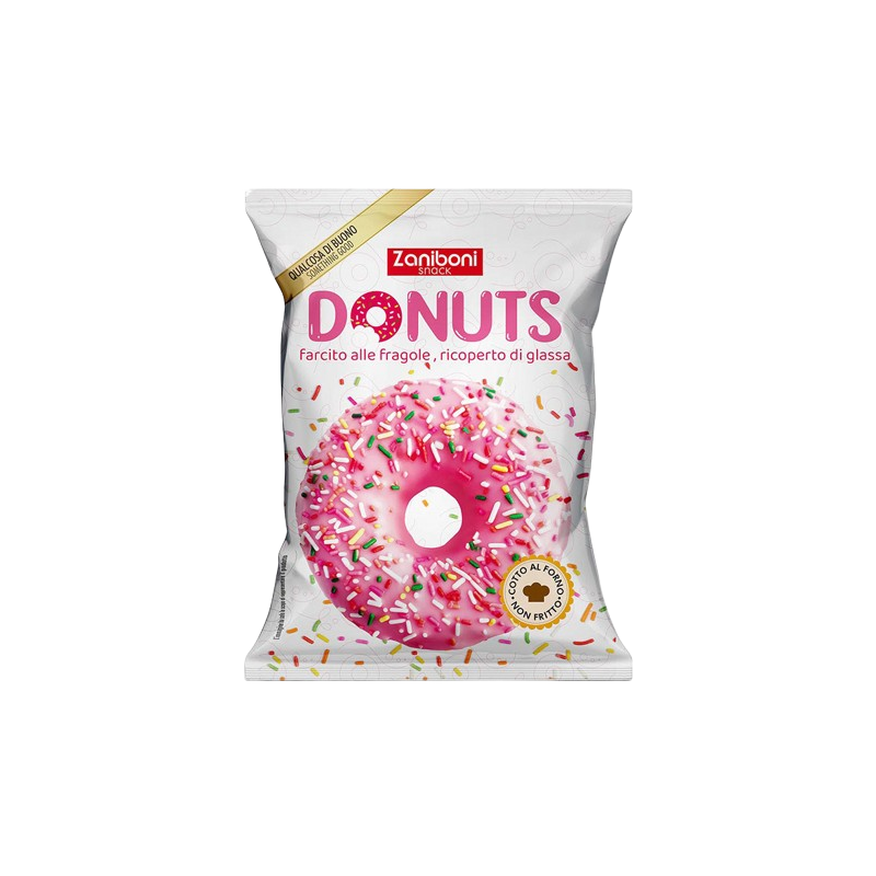 Donut Fragola 60g all'ingrosso | Tradewholesale