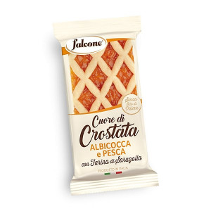 Falcone Crostata Albicocca e Pesca 60g | Tradewholesale