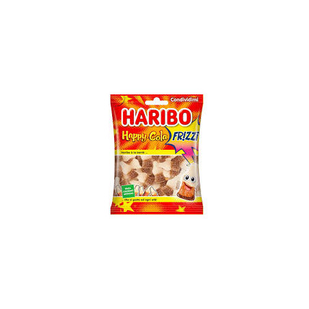 Haribo Lemon Fresh Happy Cola Frizz 80g | Tradewholesale