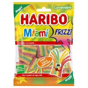 Haribo Miami Frizzi 80 g all'ingrosso | Tradewholesale