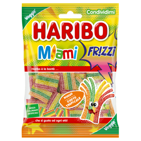 Haribo Miami Frizzi 80 g all'ingrosso | Tradewholesale