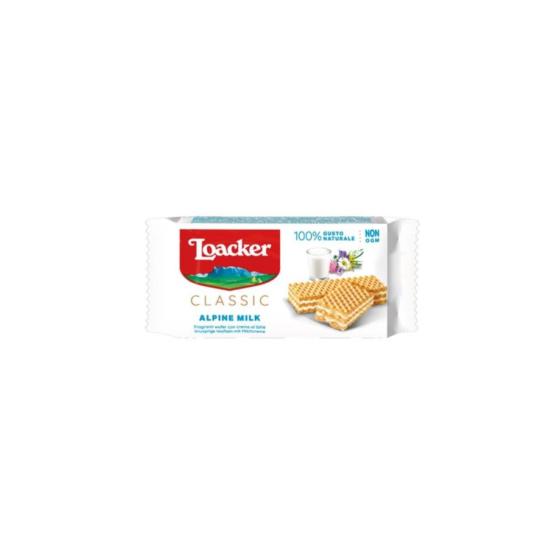 Loacker Classic Alpine Milk 45g all'ingrosso | Tradewholesale