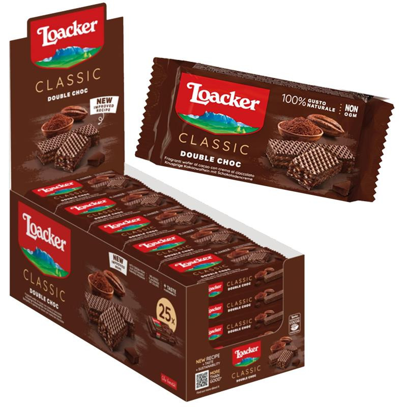 Loacker Double Choc 45g all'ingrosso | Tradewholesale