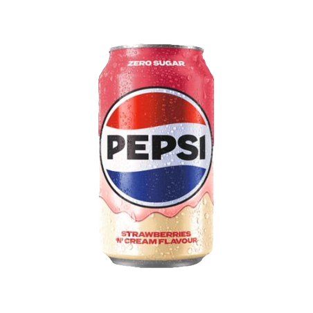 Pepsi strawberry n cream 330ml (conf.24) *import*