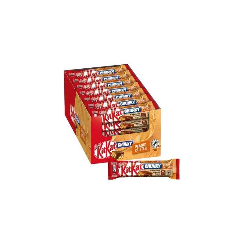 Kit Kat Chunky Peanut 42g all'ingrosso | Tradewholesale