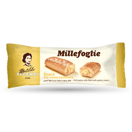 Vicenzi Millefoglie Crema 25g all'ingrosso | Tradewholesale