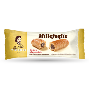 Vicenzi Millefoglie Nocciola 25g all'ingrosso | Tradewholesale