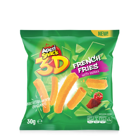 Aperisnack 3D French Fries Paprika 25g | Tradewholesale
