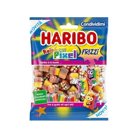 Haribo Rainbow Pixel 80g all'ingrosso | Tradewholesale