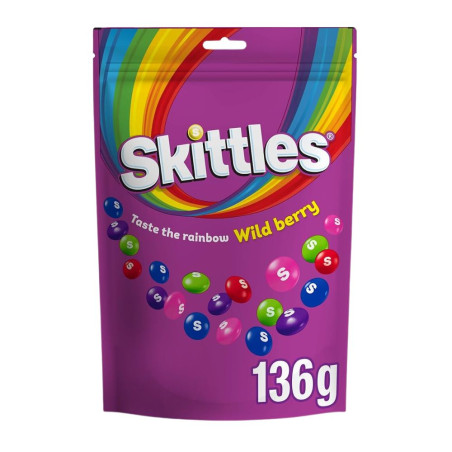 Skittles Wild Berry 136g all'ingrosso | Tradewholesale