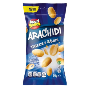 Aperisnack Arachidi Salate 30g ingrosso | Tradewholesale