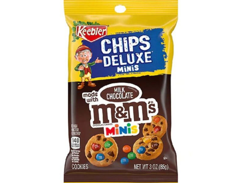 KEEBLER M&M'S CHIPS DELUXE MINIS COOKIES 85GR (CONF.6) - 08/06/24