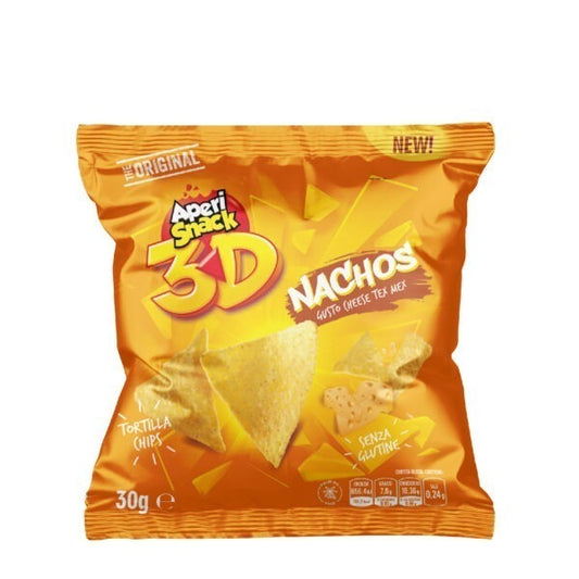 APERISNACK 3D NACHOS CHEESE 30GR (CONF.36)  - (PREORDINE)