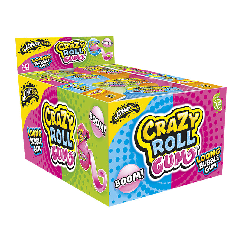 JOHNY BEE BUBBLE GUM CRAZY ROLL 15GR (CONF.24) -  01/03/26