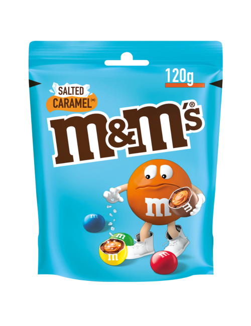 M&M'S SALTED CARAMEL POUCH 120GR (CONF.12) - 25/08/24