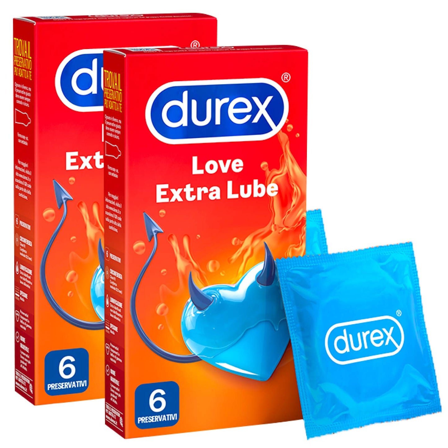 DUREX  LOVE EXTRA LUBE (CONF.12) - (PREORDINE)