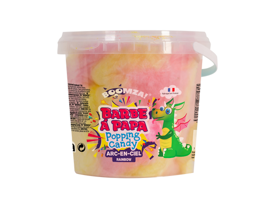 BOOMZA CANDY FLOSS RAINBOW WITH POPPING CANDY 50GR (CONF.12) - 08/02/25