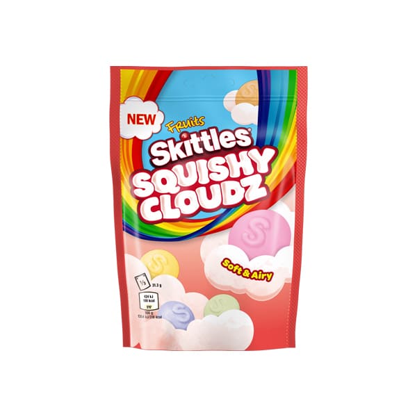 SKITTLES SQUISHY FRUIT 94GR (CONF.18) - (PREORDINE)