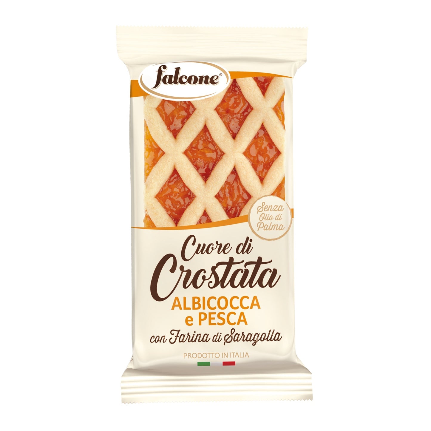 FALCONE CROSTATA ALBICOCCA E PESCA 60GR (CONF.44) - (PREORDINE)