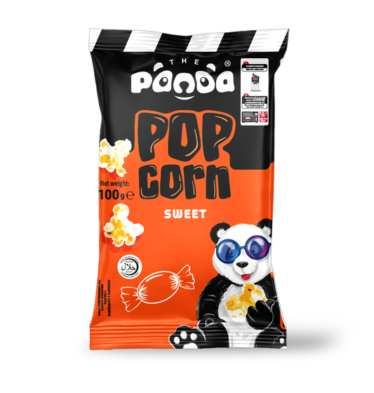 THE PANDA MICROWAVE POPCORN WITH SWEET FLAVOUR 100GR (CONF.20) - 04/03/26