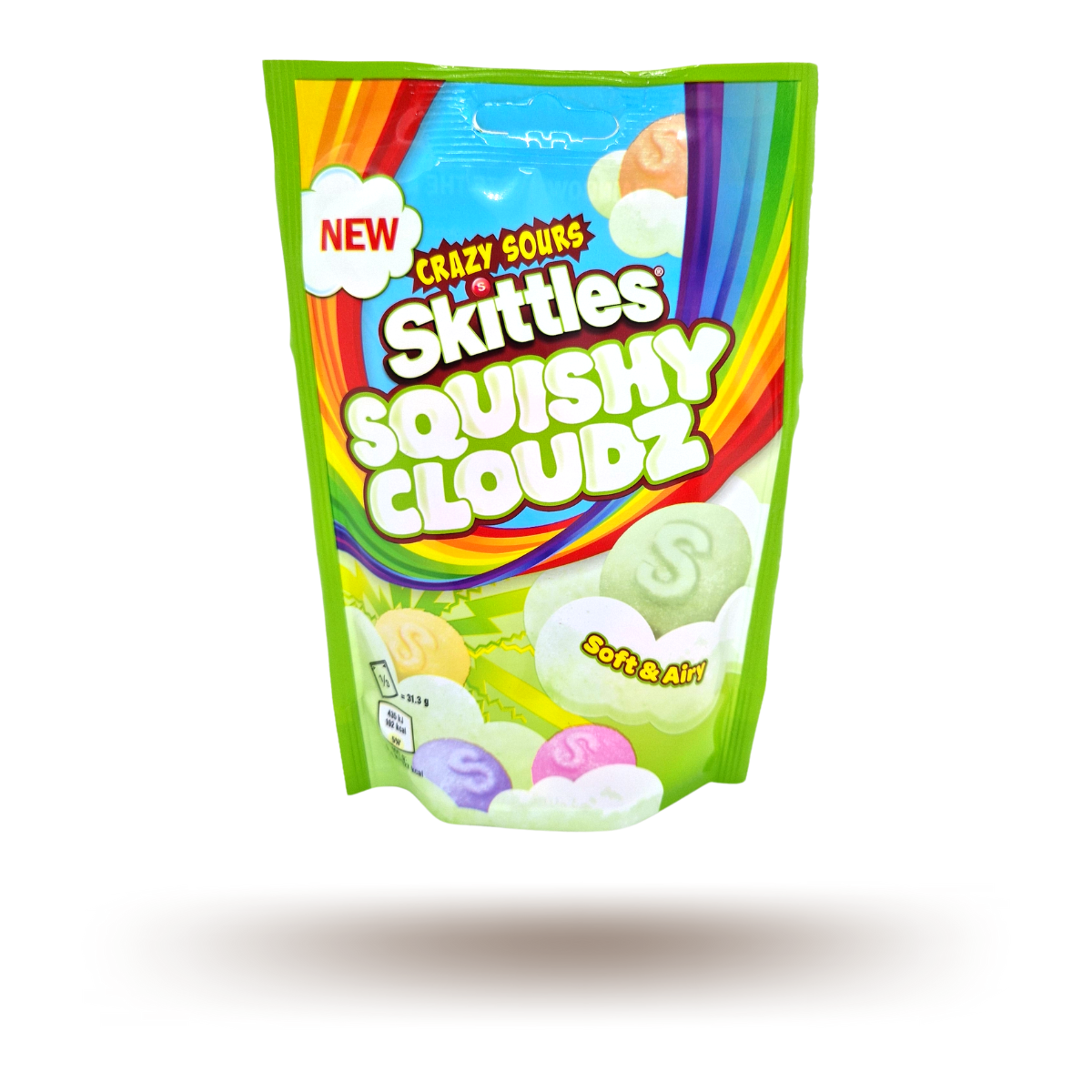 SKITTLES SQUISHY SOURS 94GR (CONF.18) - (PREORDINE)