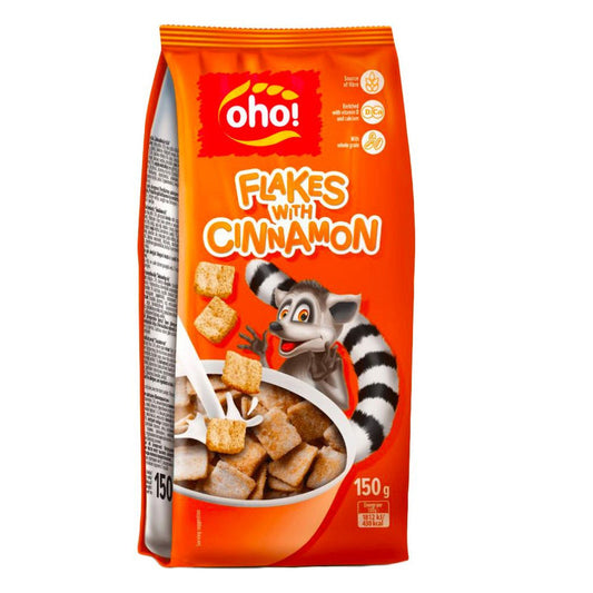 OHO CEREALS FLAKES CINNAMON 150GR (CONF.30) - 14/06/25