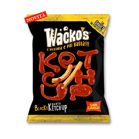 SAN CARLO WACKO'S BLACK KETCHUP 25GR (CONF.42) - (PREORDINE)