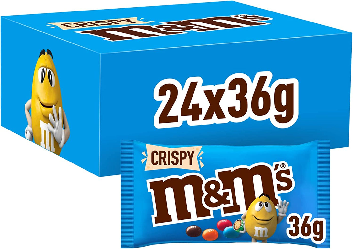 M&M's Crispy Single (24x 36gr) - Wholesale